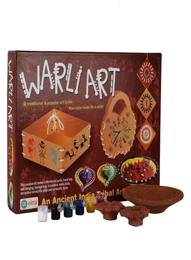 ekta warli art by krasa toys- Multi color, Plastic - Image 1